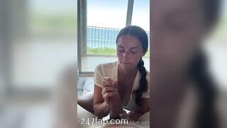 Skylar Blue PPV OnlyFans Leaked Cock Lover Blowjob Amateur Porn Video 8