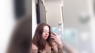Syd2003 (Syd aka _syd_90 aka ofSyd2003) OnlyFans Leaks 19 yo 28ddd fit pierced nipple hot babe Porn Video 200