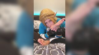 Zeldahyrule (Zelda Hyrule aka xZeldaHyrule) OnlyFans Leaks Feet Fetishy Anime Cosplay Gaming Porn Video 12
