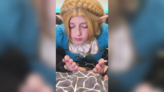 Zeldahyrule (Zelda Hyrule aka xZeldaHyrule) OnlyFans Leaks Feet Fetishy Anime Cosplay Gaming Porn Video 12