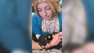 Zeldahyrule (Zelda Hyrule aka xZeldaHyrule) OnlyFans Leaks Feet Fetishy Anime Cosplay Gaming Porn Video 12