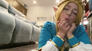 Zeldahyrule (Zelda Hyrule aka xZeldaHyrule) OnlyFans Leaks Feet Fetishy Anime Cosplay Gaming Porn Video 30