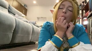 Zeldahyrule (Zelda Hyrule aka xZeldaHyrule) OnlyFans Leaks Feet Fetishy Anime Cosplay Gaming Porn Video 30