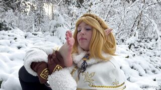 Zeldahyrule (Zelda Hyrule aka xZeldaHyrule) OnlyFans Leaks Feet Fetishy Anime Cosplay Gaming Porn Video 74