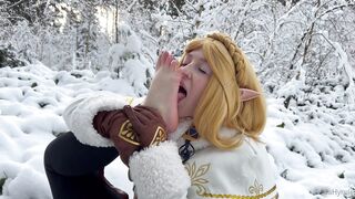 Zeldahyrule (Zelda Hyrule aka xZeldaHyrule) OnlyFans Leaks Feet Fetishy Anime Cosplay Gaming Porn Video 74