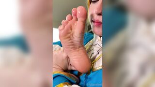 Zeldahyrule (Zelda Hyrule aka xZeldaHyrule) OnlyFans Leaks Feet Fetishy Anime Cosplay Gaming Porn Video 35
