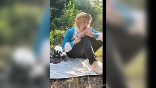 Zeldahyrule (Zelda Hyrule aka xZeldaHyrule) OnlyFans Leaks Feet Fetishy Anime Cosplay Gaming Porn Video 37