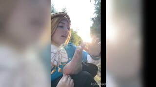 Zeldahyrule (Zelda Hyrule aka xZeldaHyrule) OnlyFans Leaks Feet Fetishy Anime Cosplay Gaming Porn Video 37
