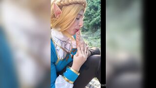 Zeldahyrule (Zelda Hyrule aka xZeldaHyrule) OnlyFans Leaks Feet Fetishy Anime Cosplay Gaming Porn Video 37