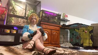 Zeldahyrule (Zelda Hyrule aka xZeldaHyrule) OnlyFans Leaks Feet Fetishy Anime Cosplay Gaming Porn Video 43