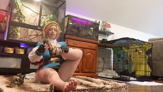 Zeldahyrule (Zelda Hyrule aka xZeldaHyrule) OnlyFans Leaks Feet Fetishy Anime Cosplay Gaming Porn Video 43