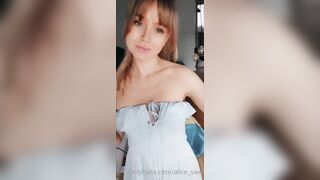 Alice_swe (Alice Swedish aka Alice_swedish) OnlyFans Leaks Horny Amateur Girl from Sweden Porn Video 35