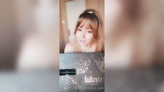 Alice_swe (Alice Swedish aka Alice_swedish) OnlyFans Leaks Horny Amateur Girl from Sweden Porn Video 135