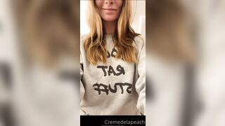 Cremedelapeach (Cream Dela Peach aka Cr3medelapeach) P3aches_n_cream 19 yo Single College Student Porn 1