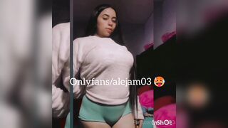 Alejamiel18 (Aleja Mieles aka alejamieles0318 aka CositalindaA03) OnlyFans Leaks alejandra Huge Boobs Babe 57