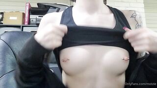 Motzie (motzie5) OnlyFans Leaks Smol Tiddy Goth Girlfriend Gone Wild Porn Video 60