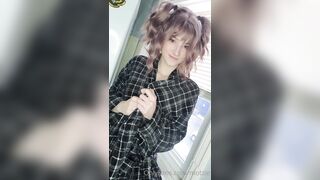 Motzie (motzie5) OnlyFans Leaks Smol Tiddy Goth Girlfriend Gone Wild Porn Video 80