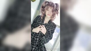 Motzie (motzie5) OnlyFans Leaks Smol Tiddy Goth Girlfriend Gone Wild Porn Video 80