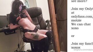 Motzie (motzie5) OnlyFans Leaks Smol Tiddy Goth Girlfriend Gone Wild Porn Video 26