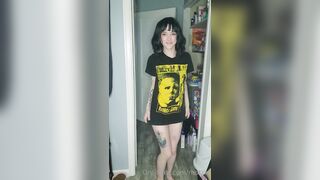 Motzie (motzie5) OnlyFans Leaks Smol Tiddy Goth Girlfriend Gone Wild Porn Video 36