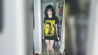 Motzie (motzie5) OnlyFans Leaks Smol Tiddy Goth Girlfriend Gone Wild Porn Video 36