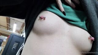 Motzie (motzie5) OnlyFans Leaks Smol Tiddy Goth Girlfriend Gone Wild Porn Video 55