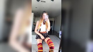 Ursecretgirlfriend (Pyra Fae aka ursecretgf aka pyrafae) OnlyFans Leaks NSFW Blondie petite model Porn 224