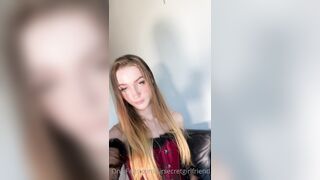 Ursecretgirlfriend (Pyra Fae aka ursecretgf aka pyrafae) OnlyFans Leaks NSFW Blondie petite model Porn 247