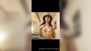 Itsnatdog (natbabyrain aka its.natdog aka nataliebabyrain) OnlyFans Leaks Horny Street Girl Porn Video 190