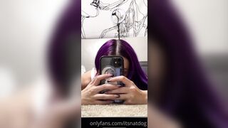Itsnatdog (natbabyrain aka its.natdog aka nataliebabyrain) OnlyFans Leaks Horny Street Girl Porn Video 183
