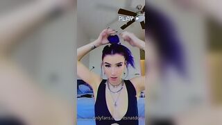 Itsnatdog (natbabyrain aka its.natdog aka nataliebabyrain) OnlyFans Leaks Horny Street Girl Porn Video 245