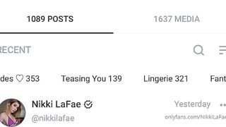 Nikkilafae (Nikki LaFae aka nikkilafaefree) OnlyFans leaks 4 foot 9 inch 22 yo Slim Fit Girl Porn Video 24