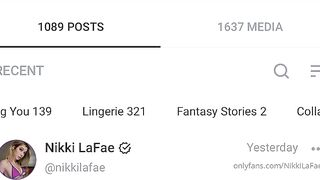 Nikkilafae (Nikki LaFae aka nikkilafaefree) OnlyFans leaks 4 foot 9 inch 22 yo Slim Fit Girl Porn Video 24