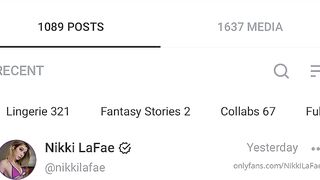 Nikkilafae (Nikki LaFae aka nikkilafaefree) OnlyFans leaks 4 foot 9 inch 22 yo Slim Fit Girl Porn Video 24