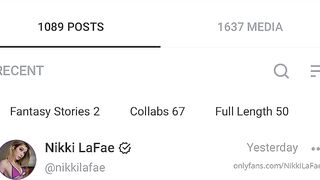 Nikkilafae (Nikki LaFae aka nikkilafaefree) OnlyFans leaks 4 foot 9 inch 22 yo Slim Fit Girl Porn Video 24