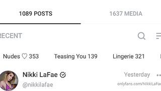 Nikkilafae (Nikki LaFae aka nikkilafaefree) OnlyFans leaks 4 foot 9 inch 22 yo Slim Fit Girl Porn Video 24