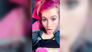 Ghostgirlbellaa (ghostgirlzella aka EMObella) OnlyFans Leaks Your Local Trailer Park Girl Porn 25