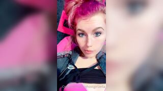 Ghostgirlbellaa (ghostgirlzella aka EMObella) OnlyFans Leaks Your Local Trailer Park Girl Porn 25