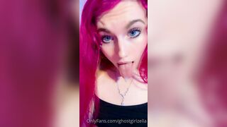 Ghostgirlbellaa (ghostgirlzella aka EMObella) OnlyFans Leaks Your Local Trailer Park Girl Porn 29
