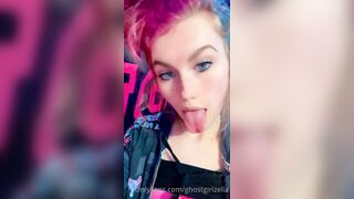Ghostgirlbellaa (ghostgirlzella aka EMObella) OnlyFans Leaks Your Local Trailer Park Girl Porn 26