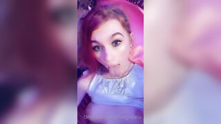 Ghostgirlbellaa (ghostgirlzella aka EMObella) OnlyFans Leaks Your Local Trailer Park Girl Porn 45