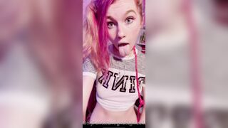 Ghostgirlbellaa (ghostgirlzella aka EMObella) OnlyFans Leaks Your Local Trailer Park Girl Porn 46