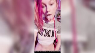 Ghostgirlbellaa (ghostgirlzella aka EMObella) OnlyFans Leaks Your Local Trailer Park Girl Porn 46