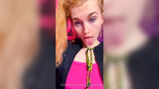 Ghostgirlbellaa (ghostgirlzella aka EMObella) OnlyFans Leaks Your Local Trailer Park Girl Porn 2