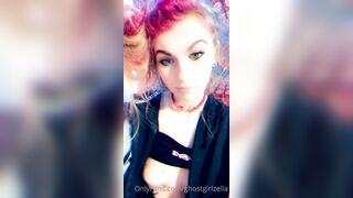 Ghostgirlbellaa (ghostgirlzella aka EMObella) OnlyFans Leaks Your Local Trailer Park Girl Porn 38
