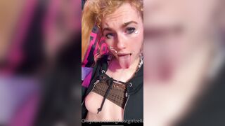 Ghostgirlbellaa (ghostgirlzella aka EMObella) OnlyFans Leaks Your Local Trailer Park Girl Porn 8