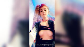 Ghostgirlbellaa (ghostgirlzella aka EMObella) OnlyFans Leaks Your Local Trailer Park Girl Porn 39