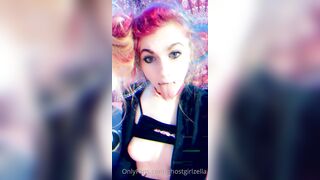 Ghostgirlbellaa (ghostgirlzella aka EMObella) OnlyFans Leaks Your Local Trailer Park Girl Porn 39
