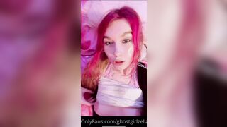 Ghostgirlbellaa (ghostgirlzella aka EMObella) OnlyFans Leaks Your Local Trailer Park Girl Porn 48