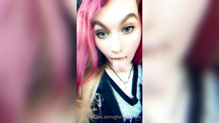 Ghostgirlbellaa (ghostgirlzella aka EMObella) OnlyFans Leaks Your Local Trailer Park Girl Porn 53